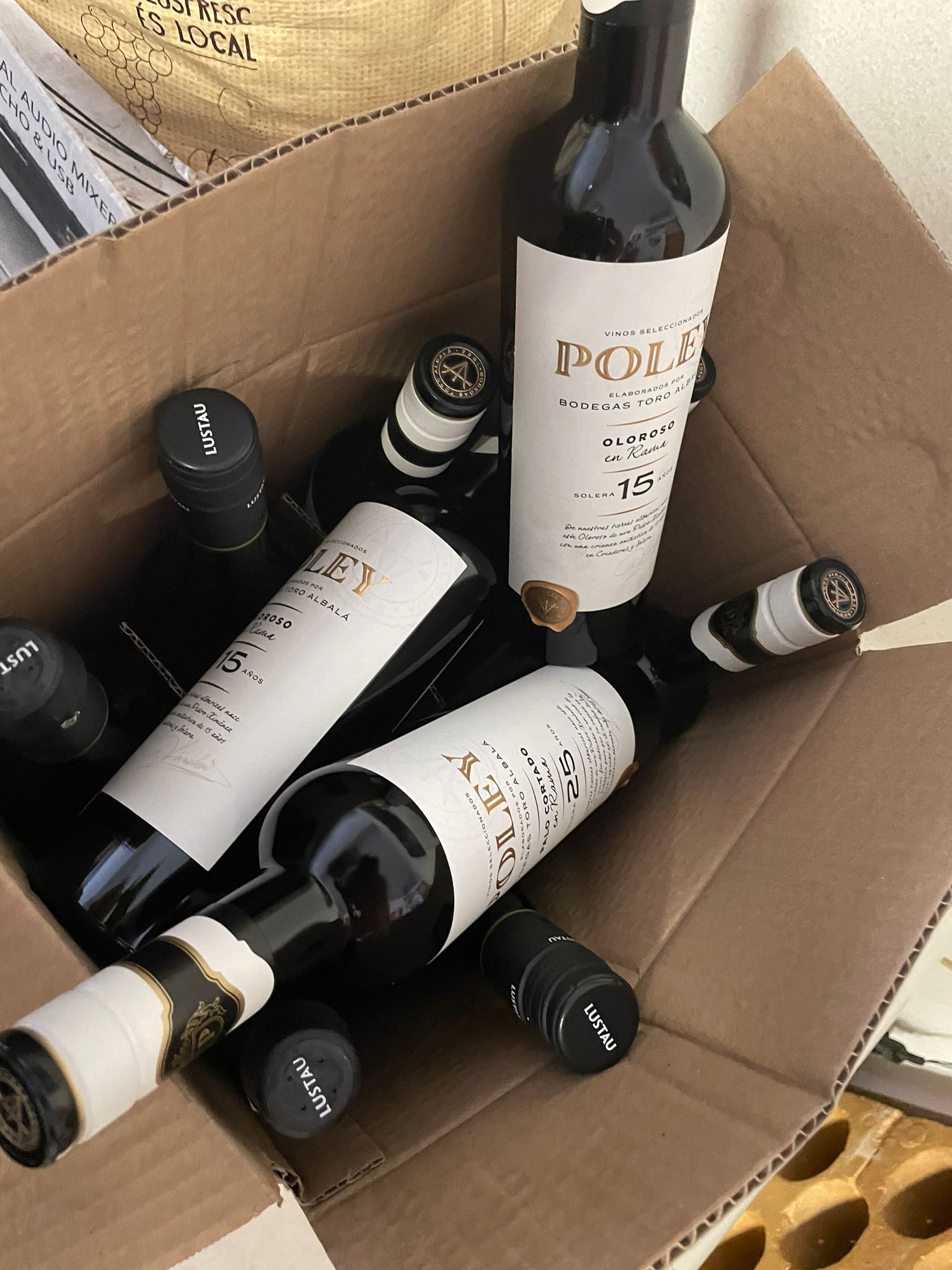 Ampolles a punt d’obrir