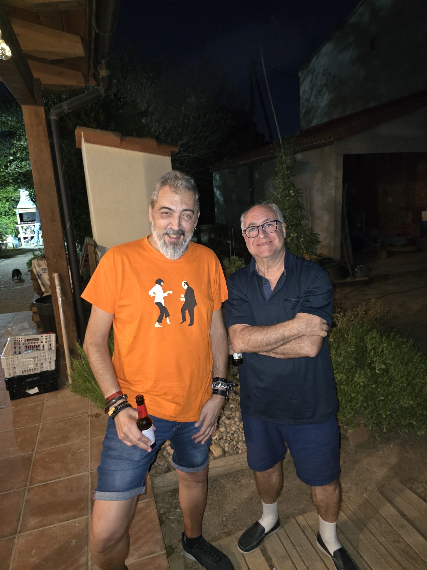 Nit de brasa a Cal Visa: carn, carbassó i un 55 ben dolç