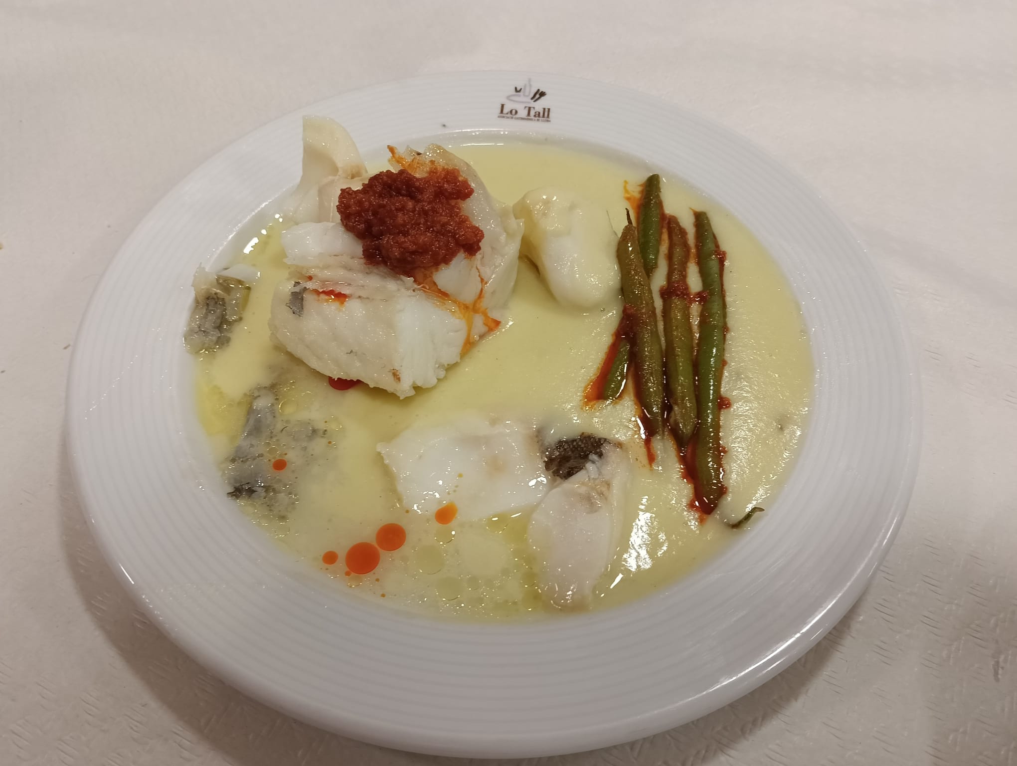 Bacallà confitat amb pilpil