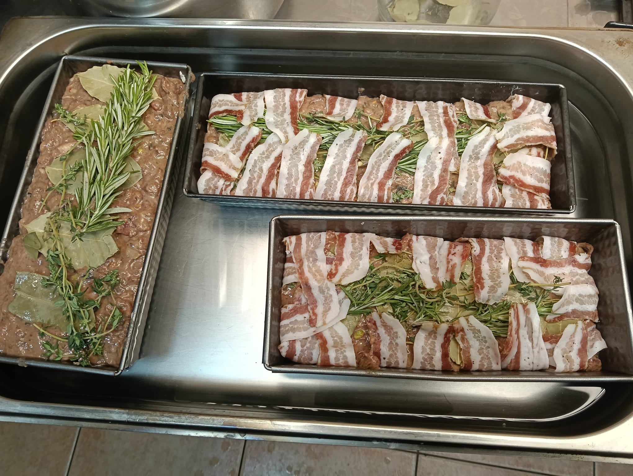 Terrines muntades en cru
