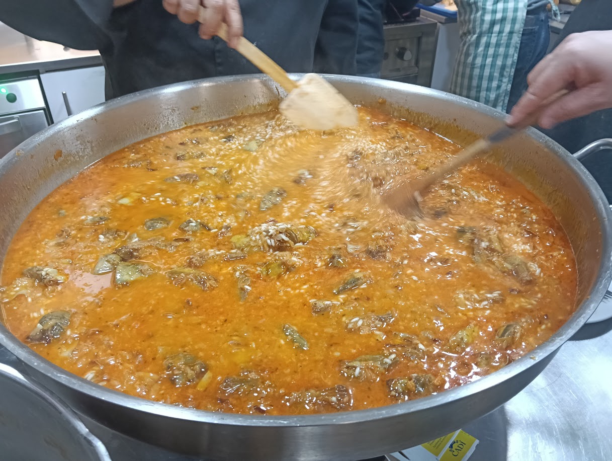 Risotto a la paellera